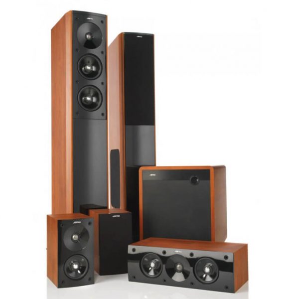 Floorstanding 5.1 speaker system with 