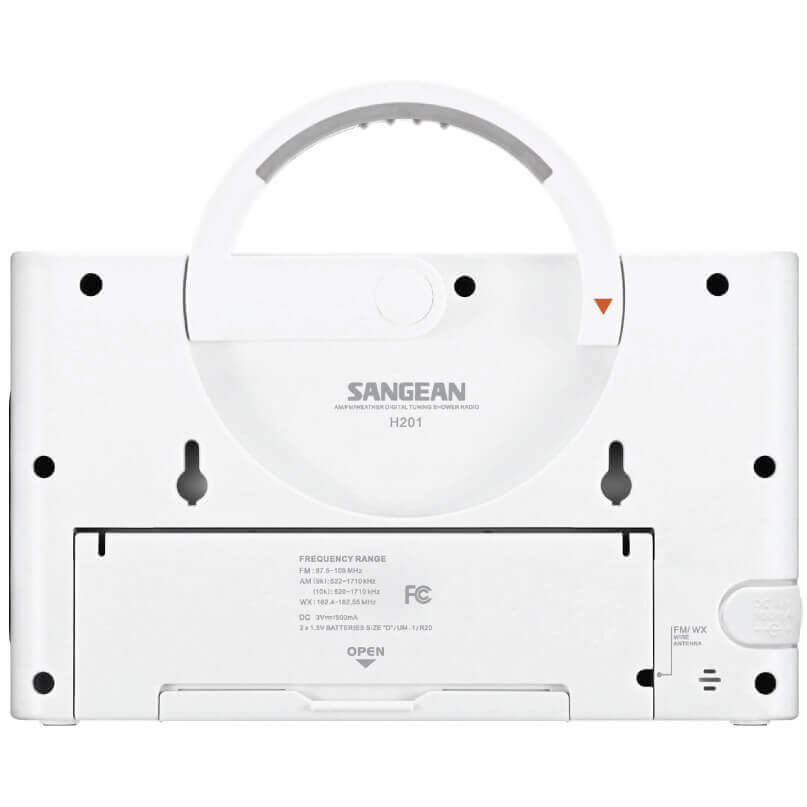 Sangean H201 FM / AM / PLL Tuning Waterproof Radio Pacific Hi Fi