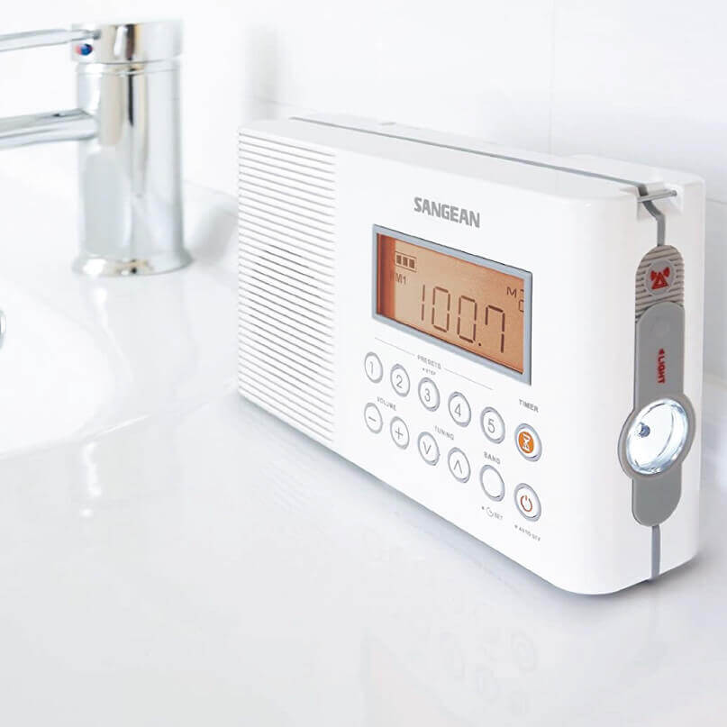 Sangean H201 FM / AM / PLL Tuning Waterproof Radio Pacific Hi Fi