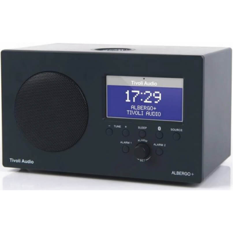 Tivoli Audio Albergo+ FM/DAB+ Clock Radio with Bluetooth Pacific Hi Fi