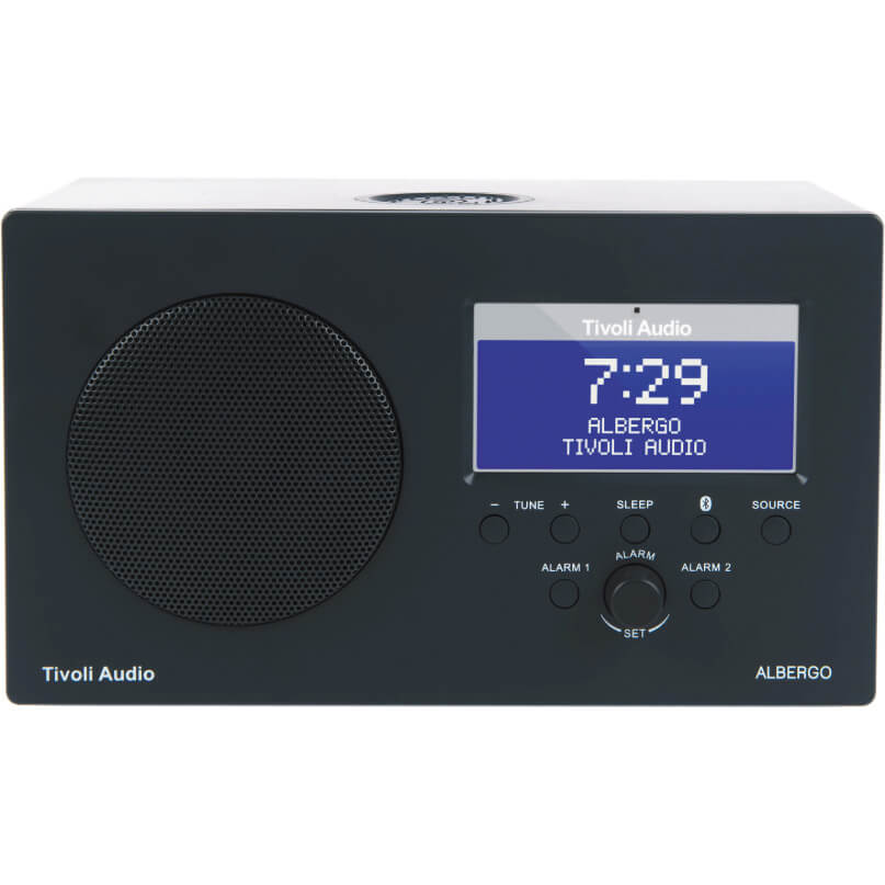 Tivoli Audio Albergo+ FM/DAB+ Clock Radio with Bluetooth Pacific Hi Fi