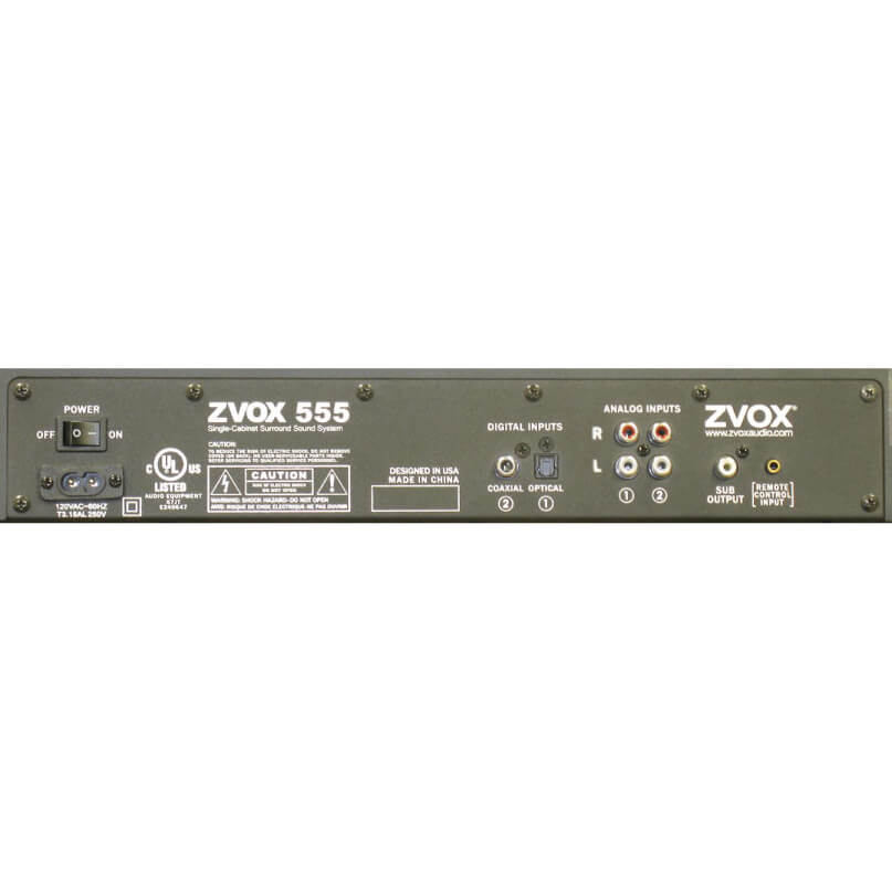 ZVOX 555 Surround Sound System Pacific Hi Fi