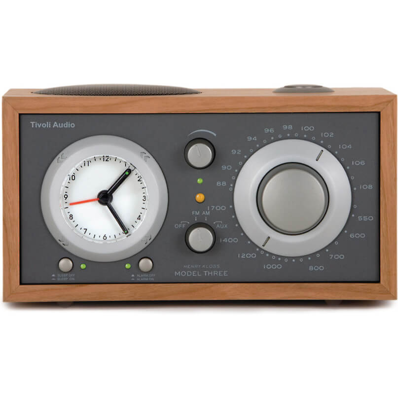 Tivoli Audio Model Three Radio AM/FM Table Radio With Clock